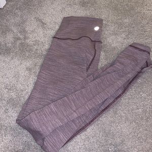 lululemon striped align leggings